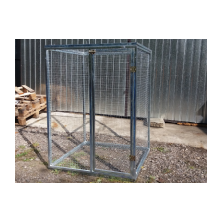 Mesh cage with doors