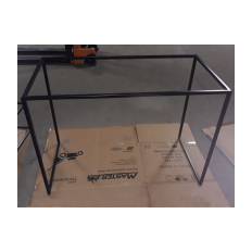 Powder coated construction of desk / table