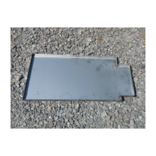 Stainless steel under tray, irregular shape