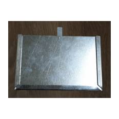 Zinc metal plate for cage