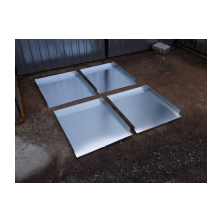Zinc trays open from one side