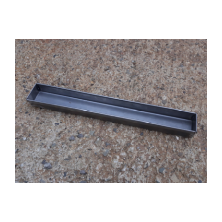 Channel tray made of sheet steel
