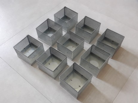 Zinc candle covers