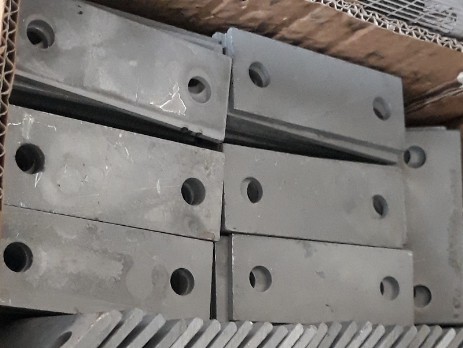 Galvanized flats with holes