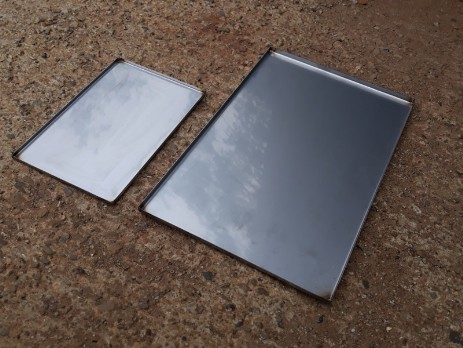 Stainless steel under trays