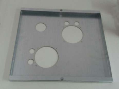 Galvanized cover with holes