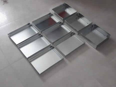 Galvanized trays - any size